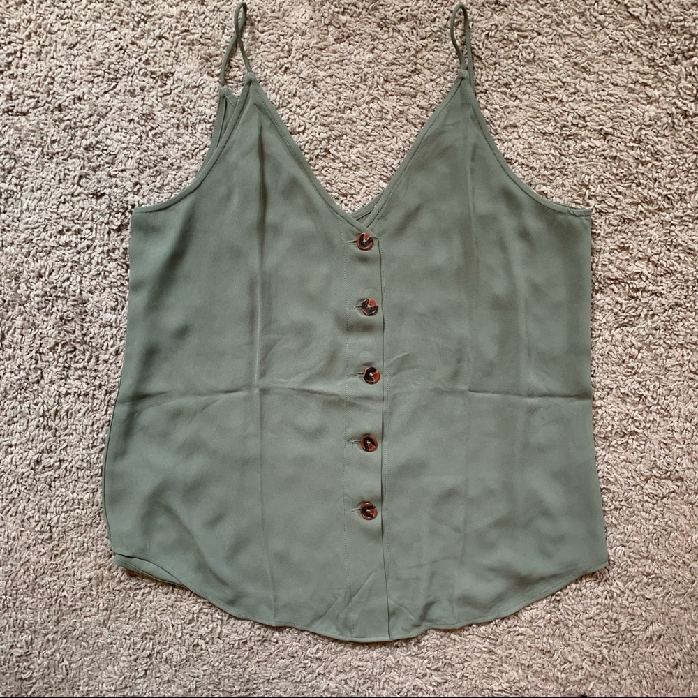 LOFT Button Down Tank Top